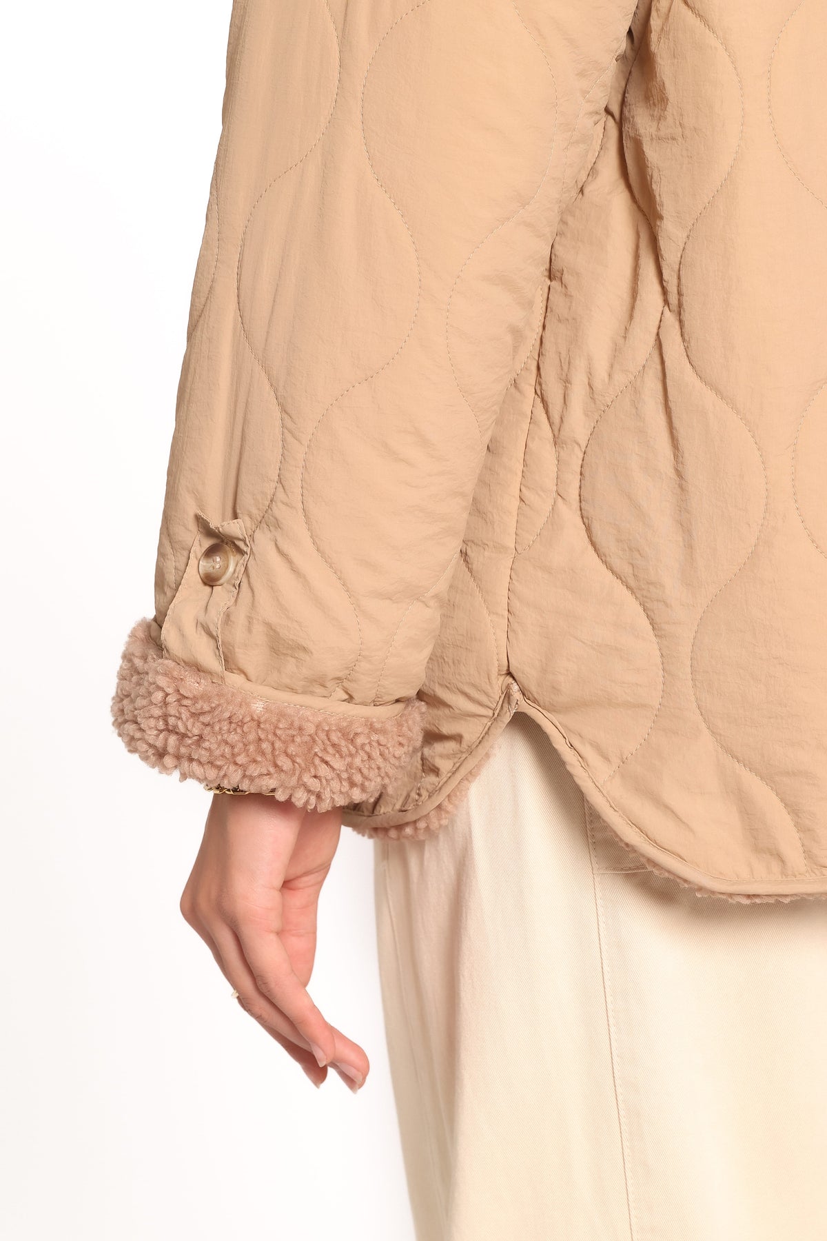 Denver Reversible Puffer Jacket - Camel