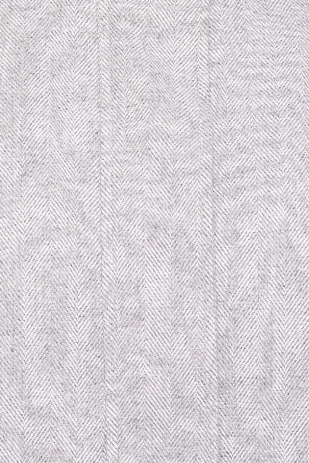 Funnel Neck Bomber Jacket - Grey Herringbone