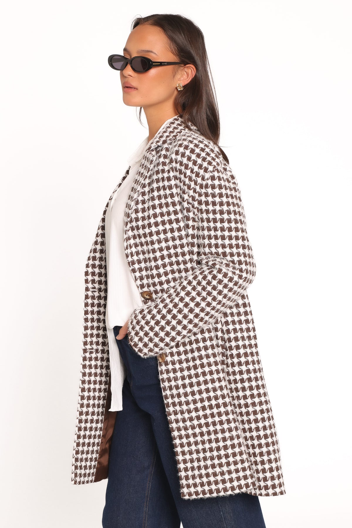 Car Coat - Brown Plaid