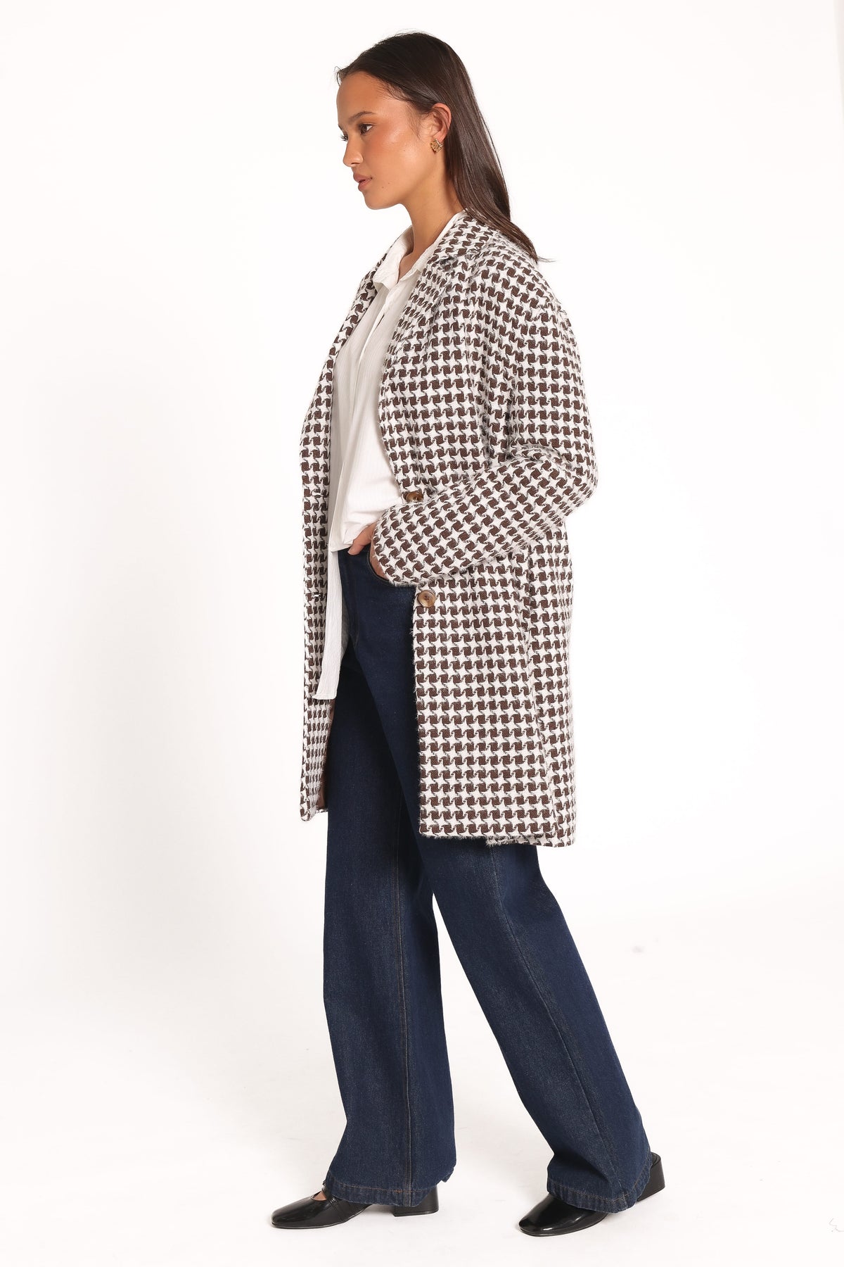 Car Coat - Brown Plaid