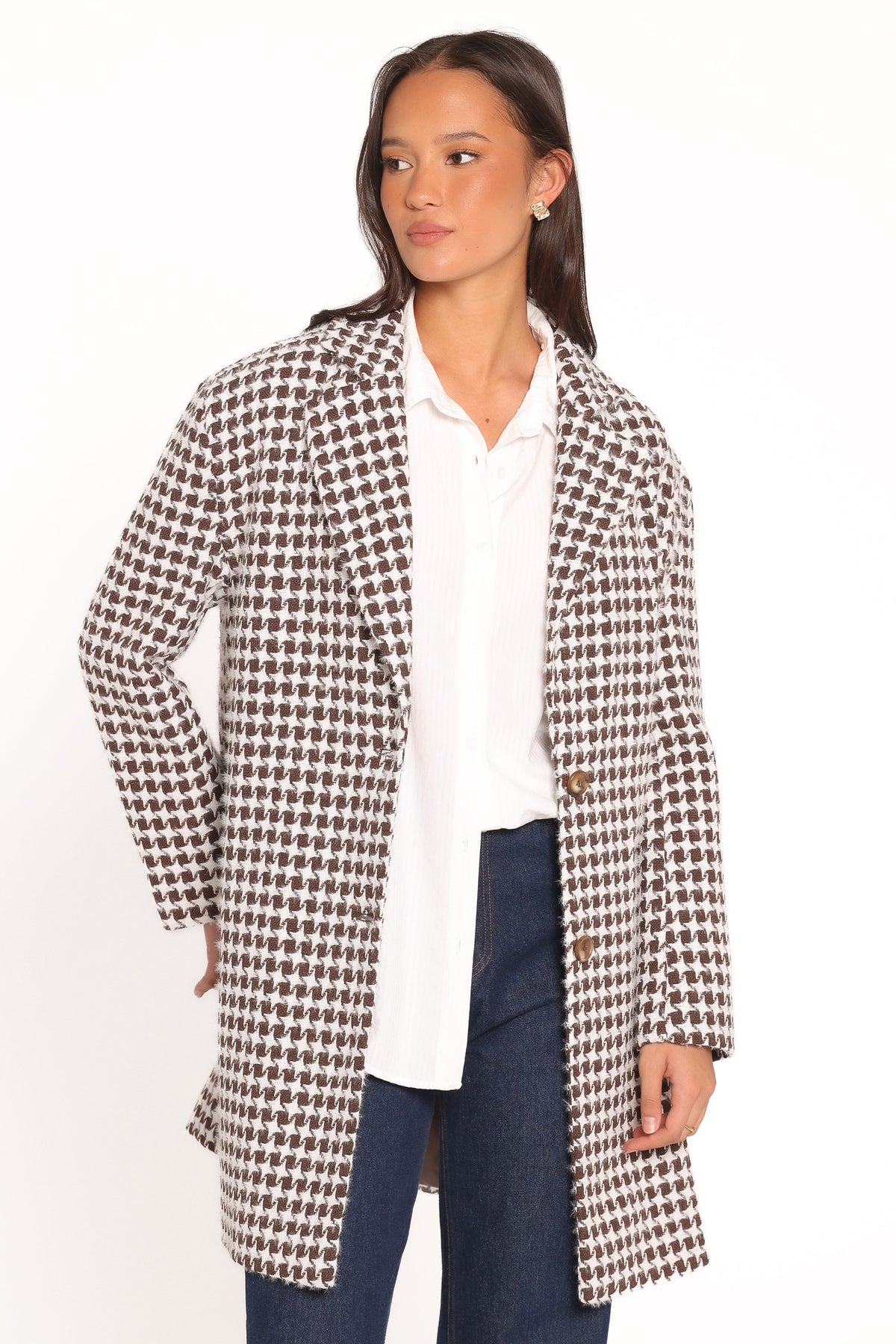Car Coat - Brown Plaid