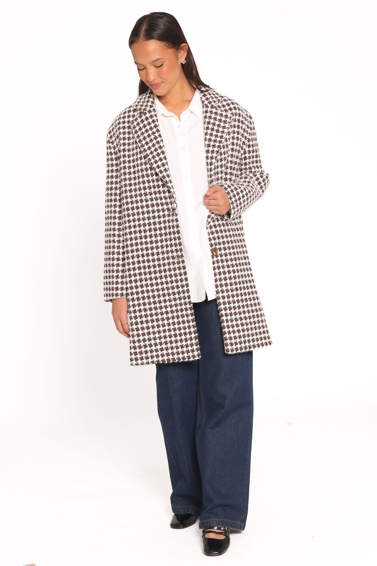 Car Coat - Brown Plaid