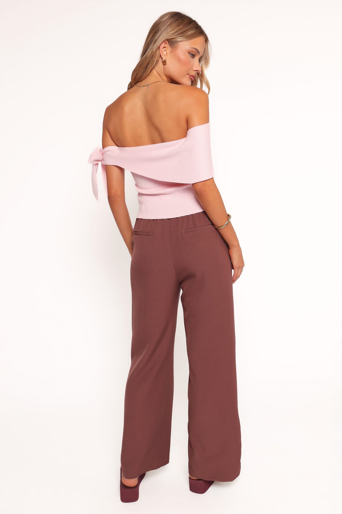 Straight Leg Pants - Cocoa