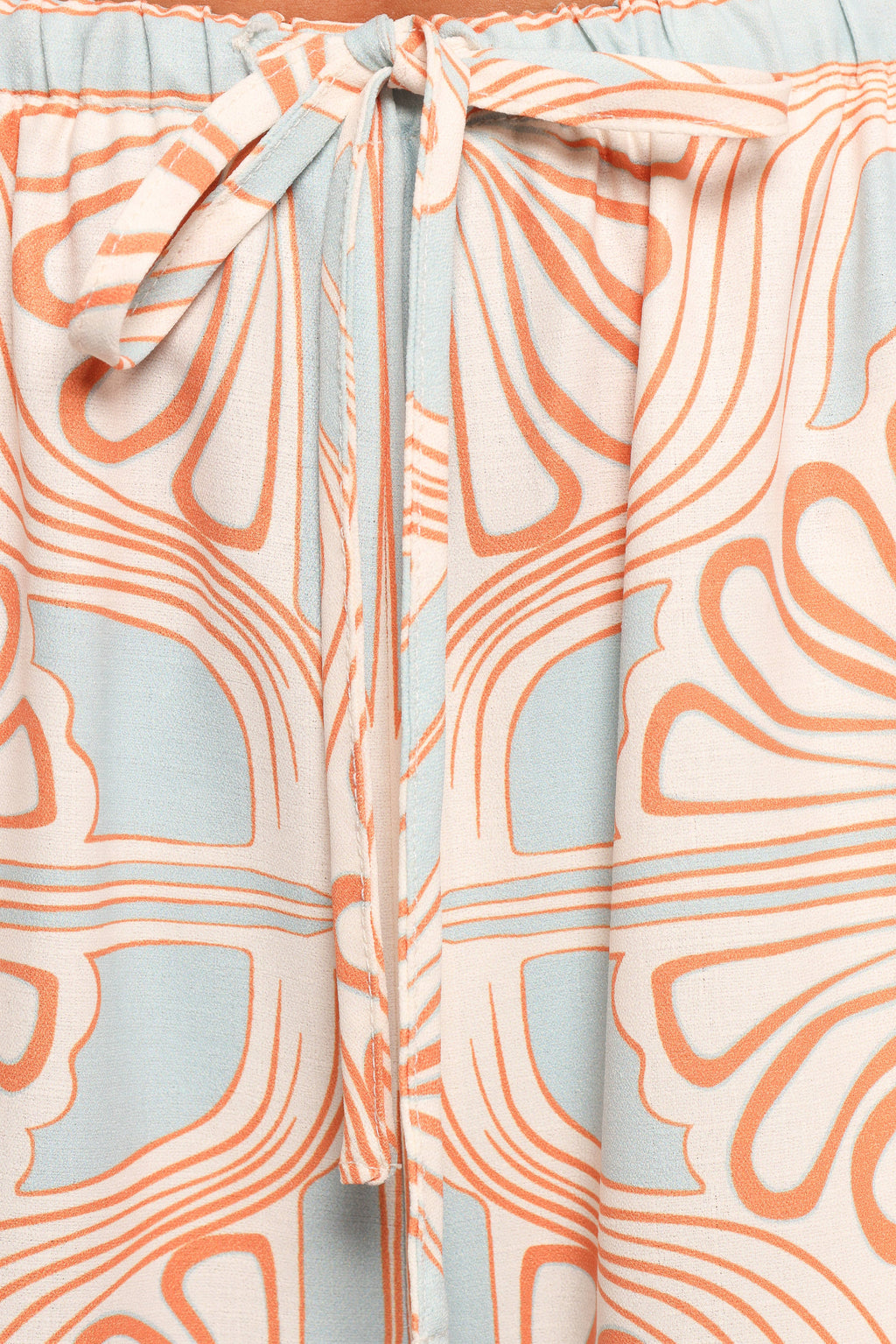 High Waist Pants - Geometric Print
