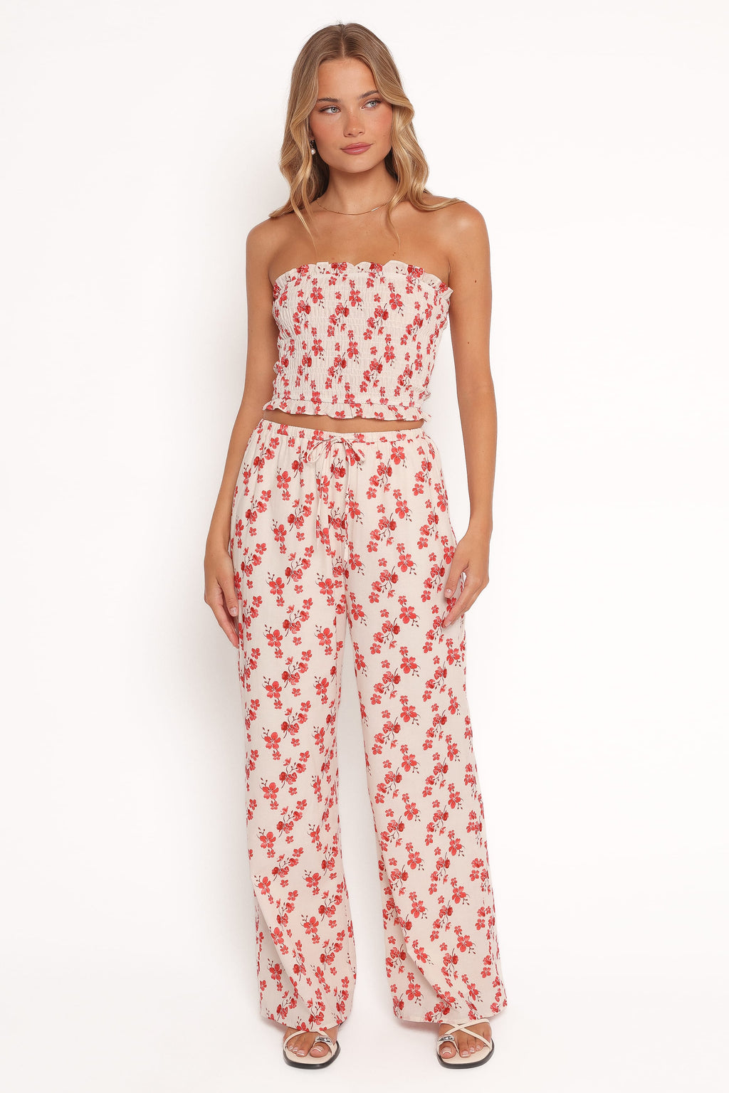 Pants - Red Blossom