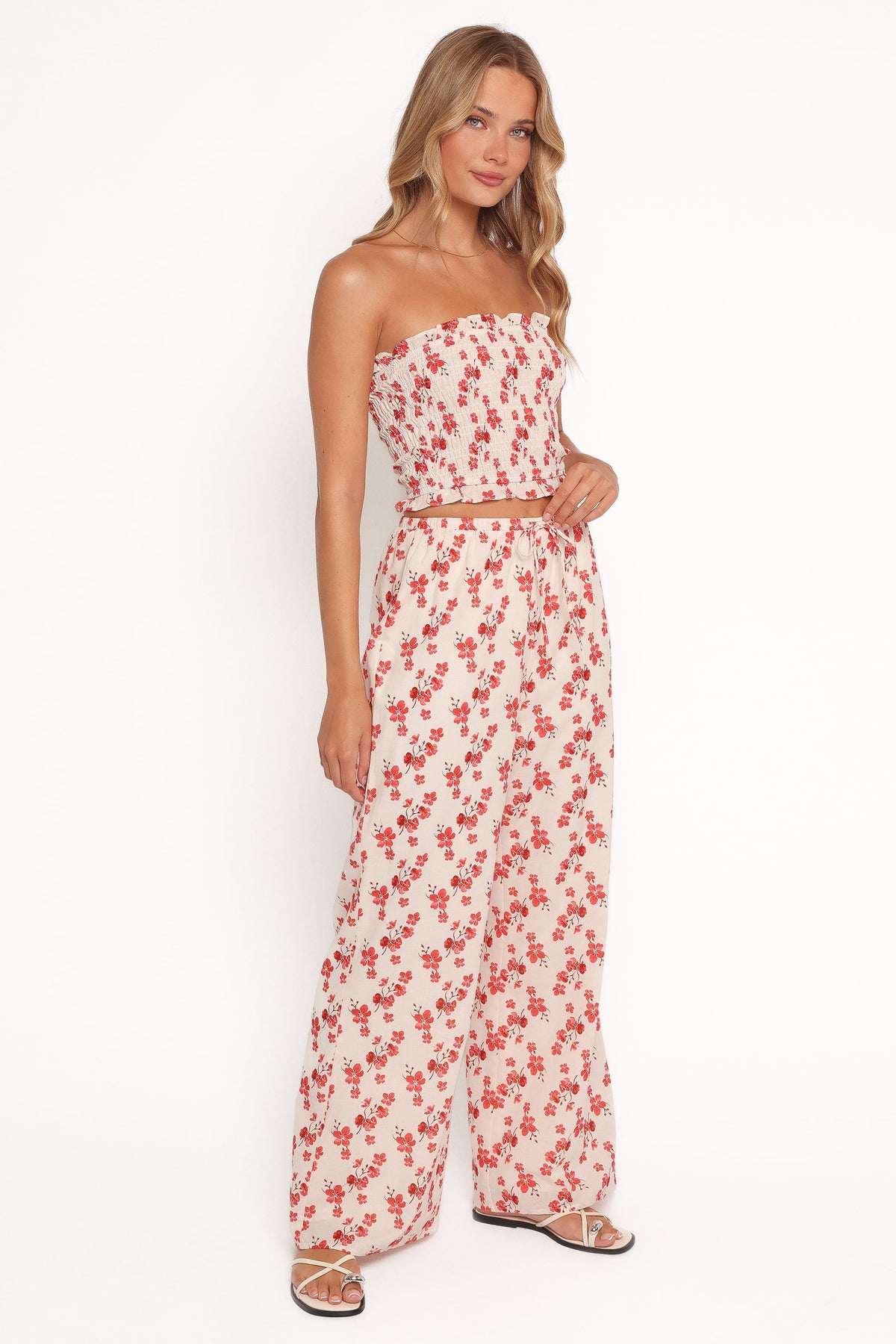 Pants - Red Blossom
