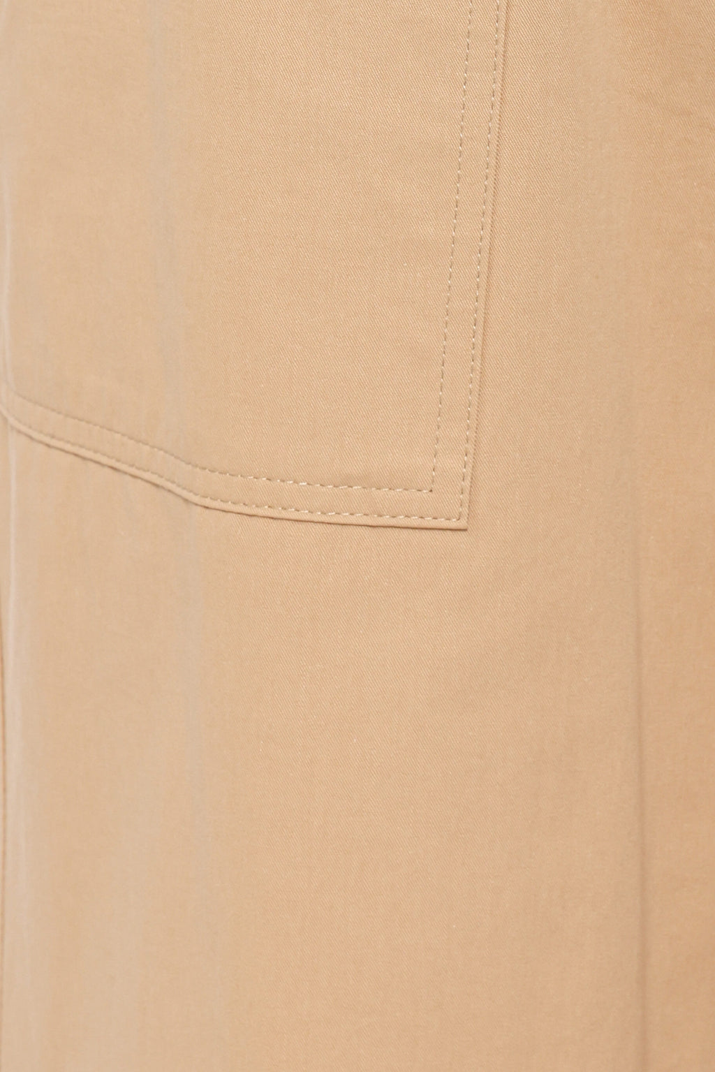 Wide Leg Cropped Pants - Taupe