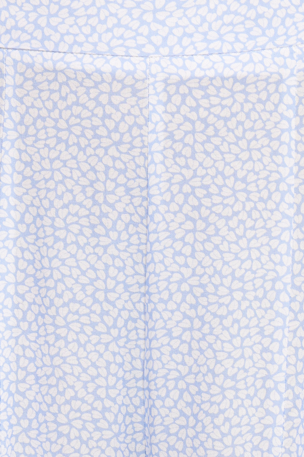 Pantalones de pierna ancha - hojas azul claro