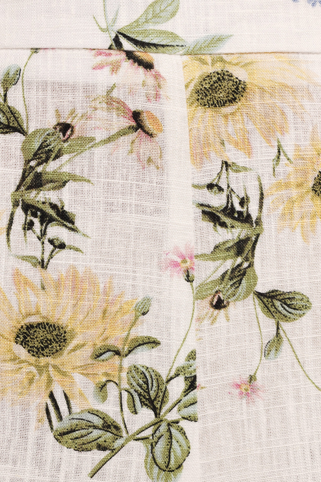 Hosen mit weitem Bein – Blumenmuster