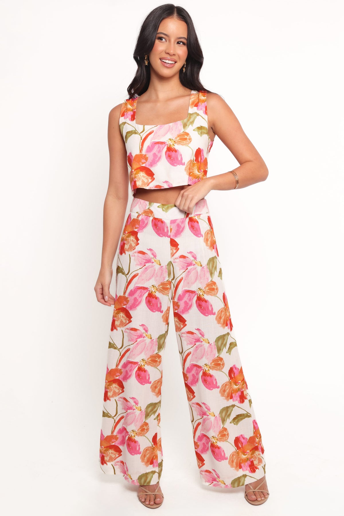 Wide Leg Pants - Floral Everlyn Print