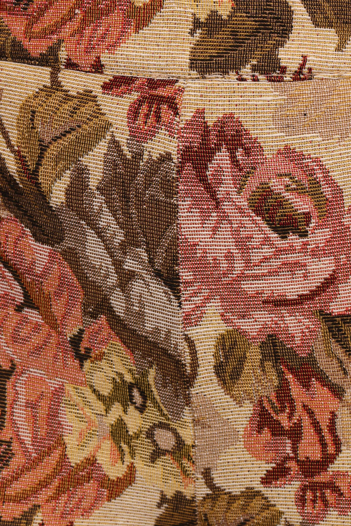 Flare Pants - Floral Brocade