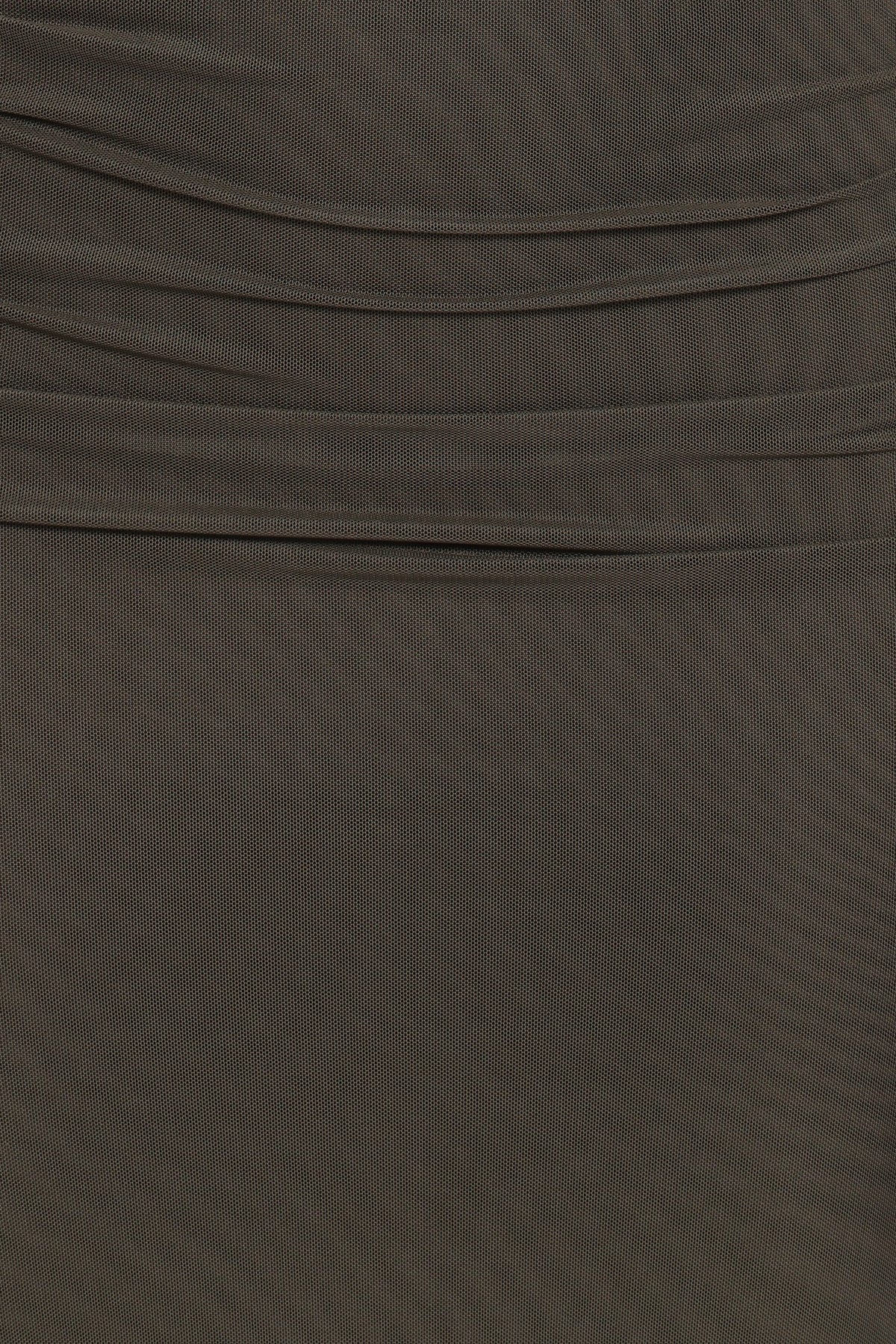 Off Shoulder Maxi Dress - Olive