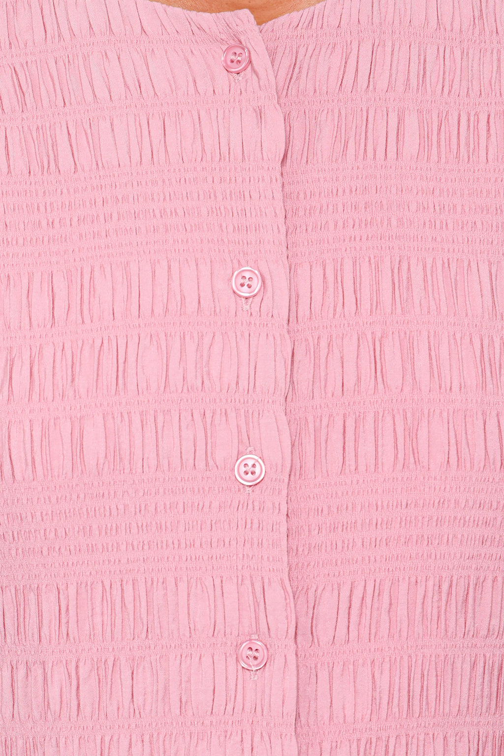 Long Sleeve Mini Dress - Pink