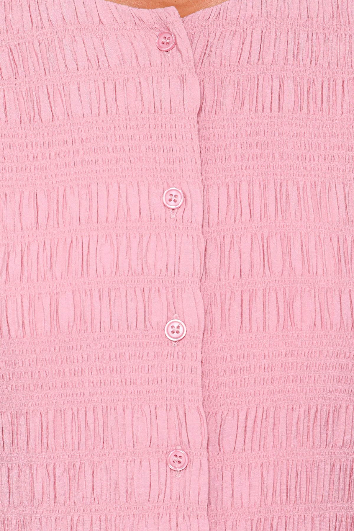 Long Sleeve Mini Dress - Pink