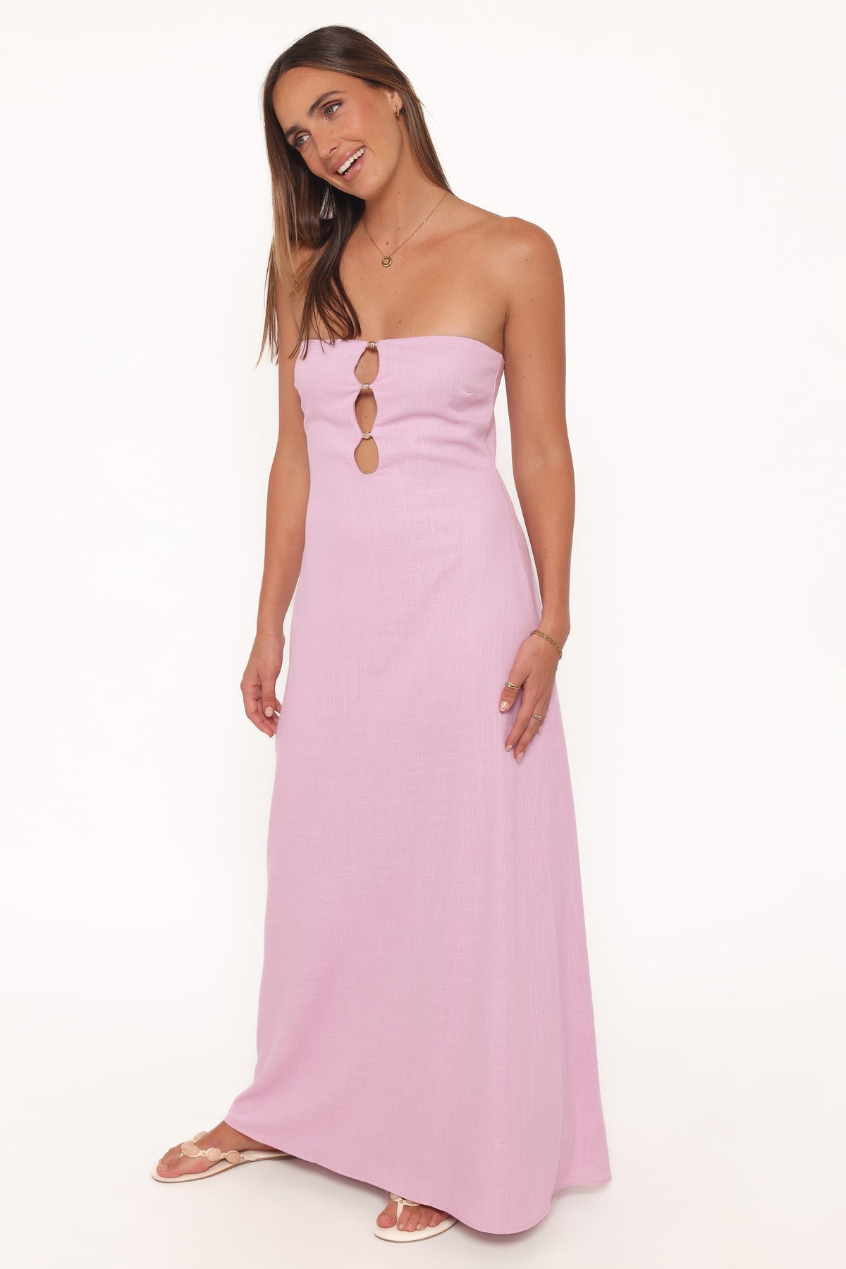 Strapless Maxi Dress - Lavender