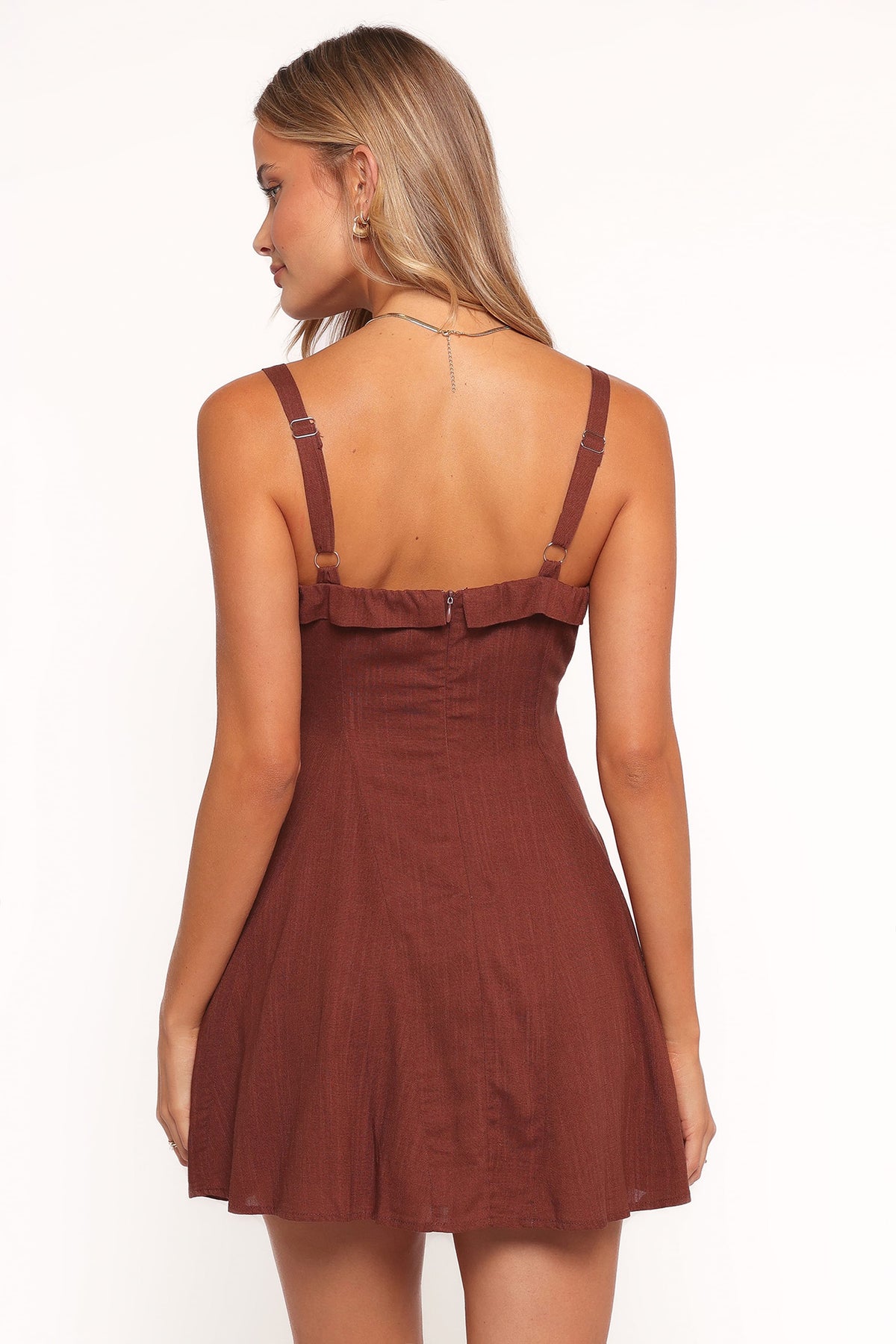 Mini Dress - Cognac