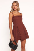 Mini Dress - Cognac