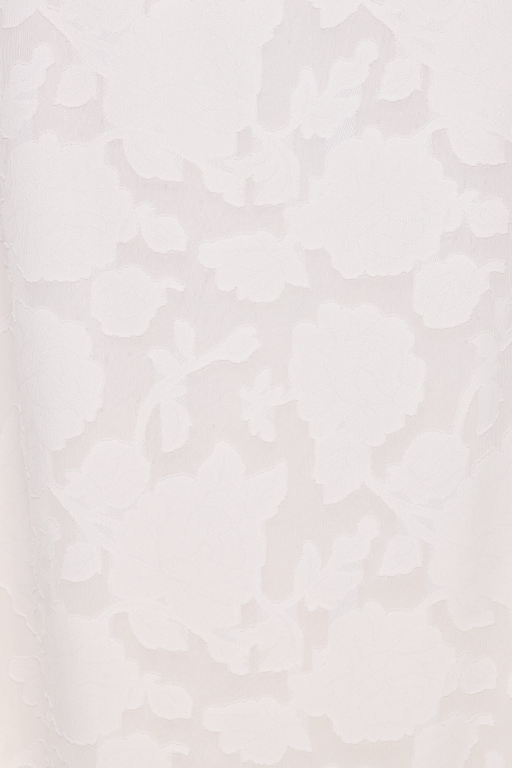 Maxi Dress - Ivory Sheer Floral