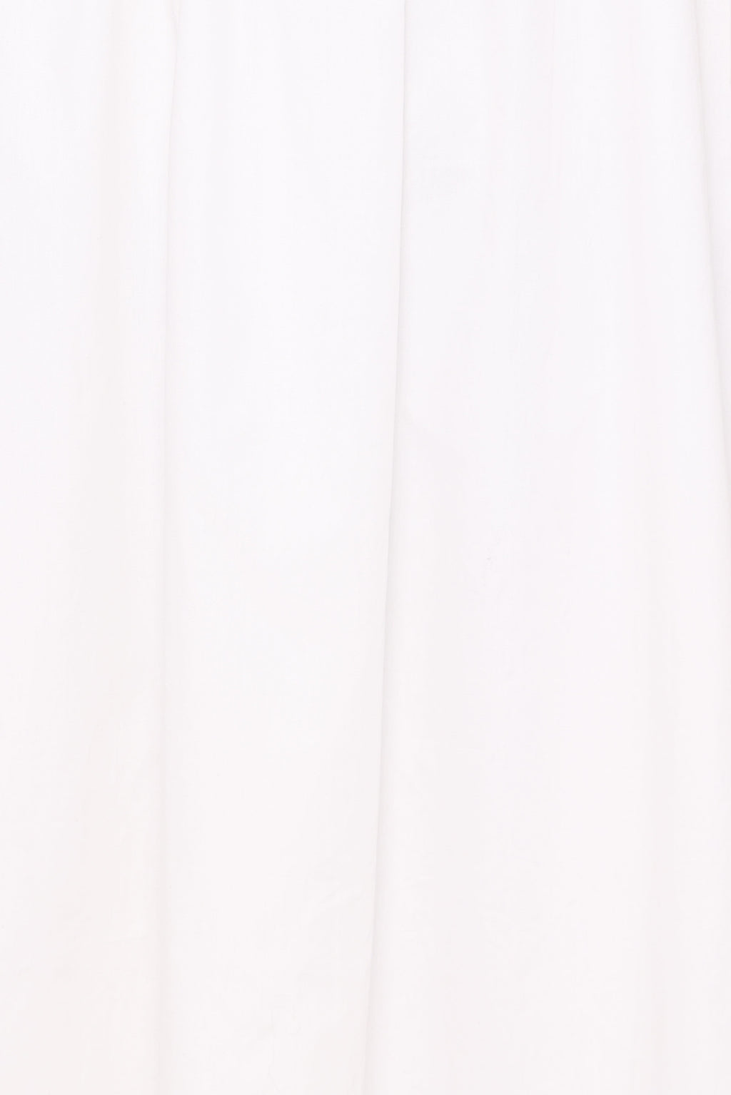 Maxi Dress - White Shirred Bust