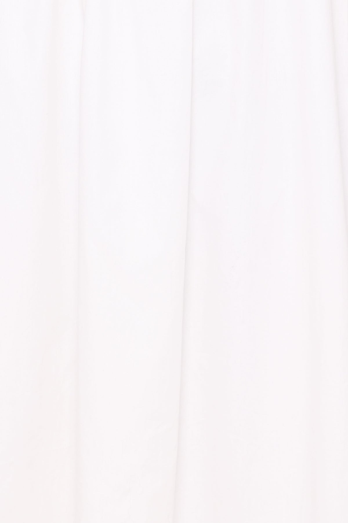 Maxi Dress - White Shirred Bust