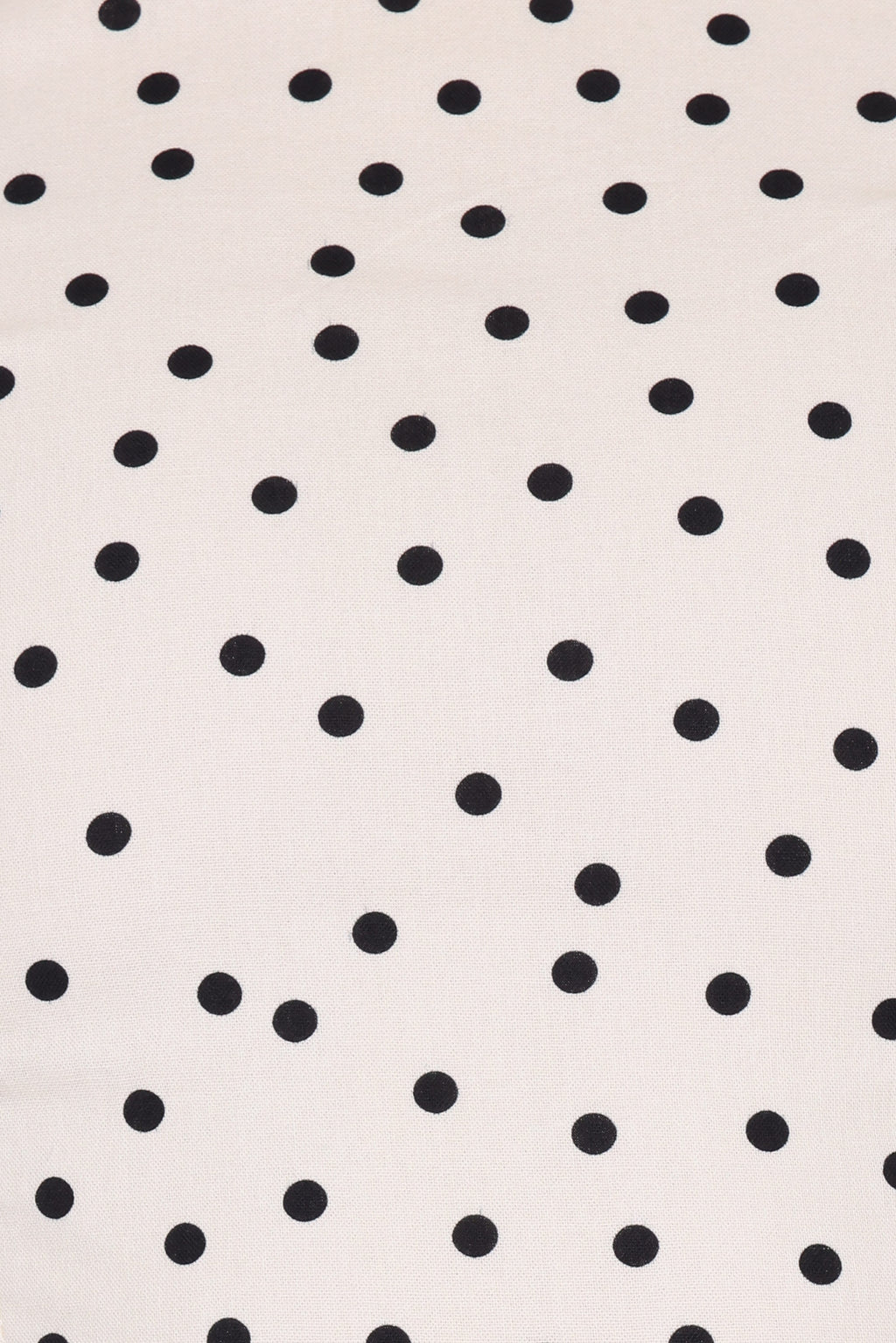 Mini Dress - White Polka Dot