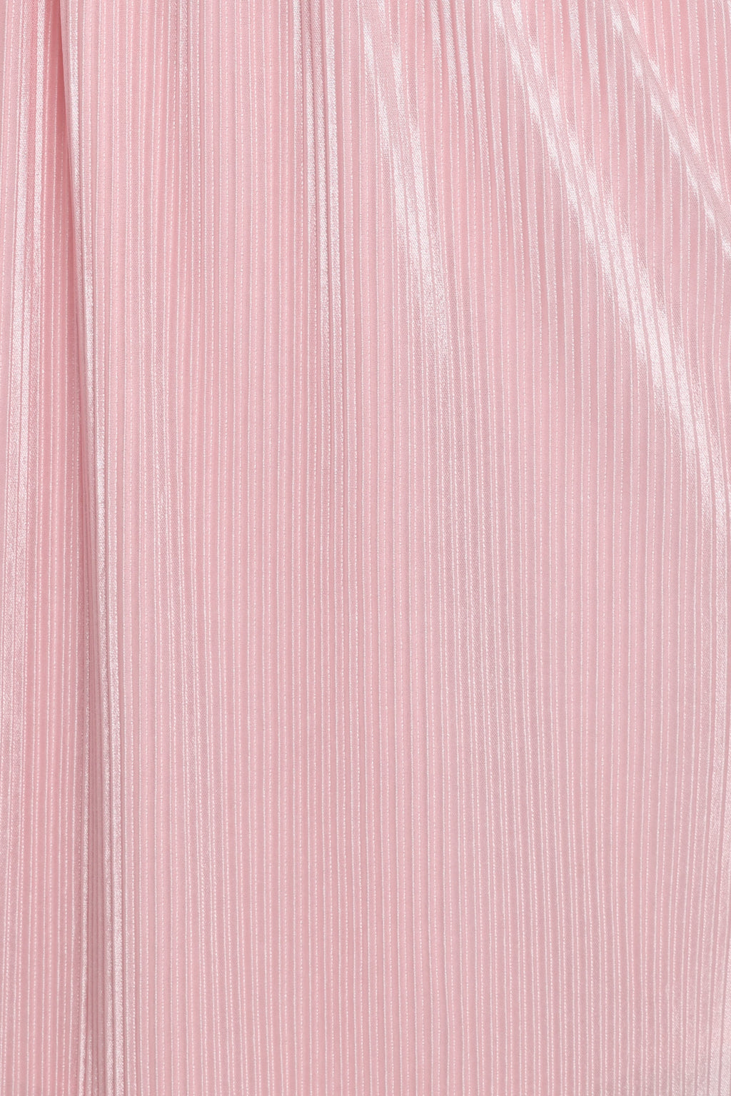 One Shoulder Pleated Midi Dress - Pink