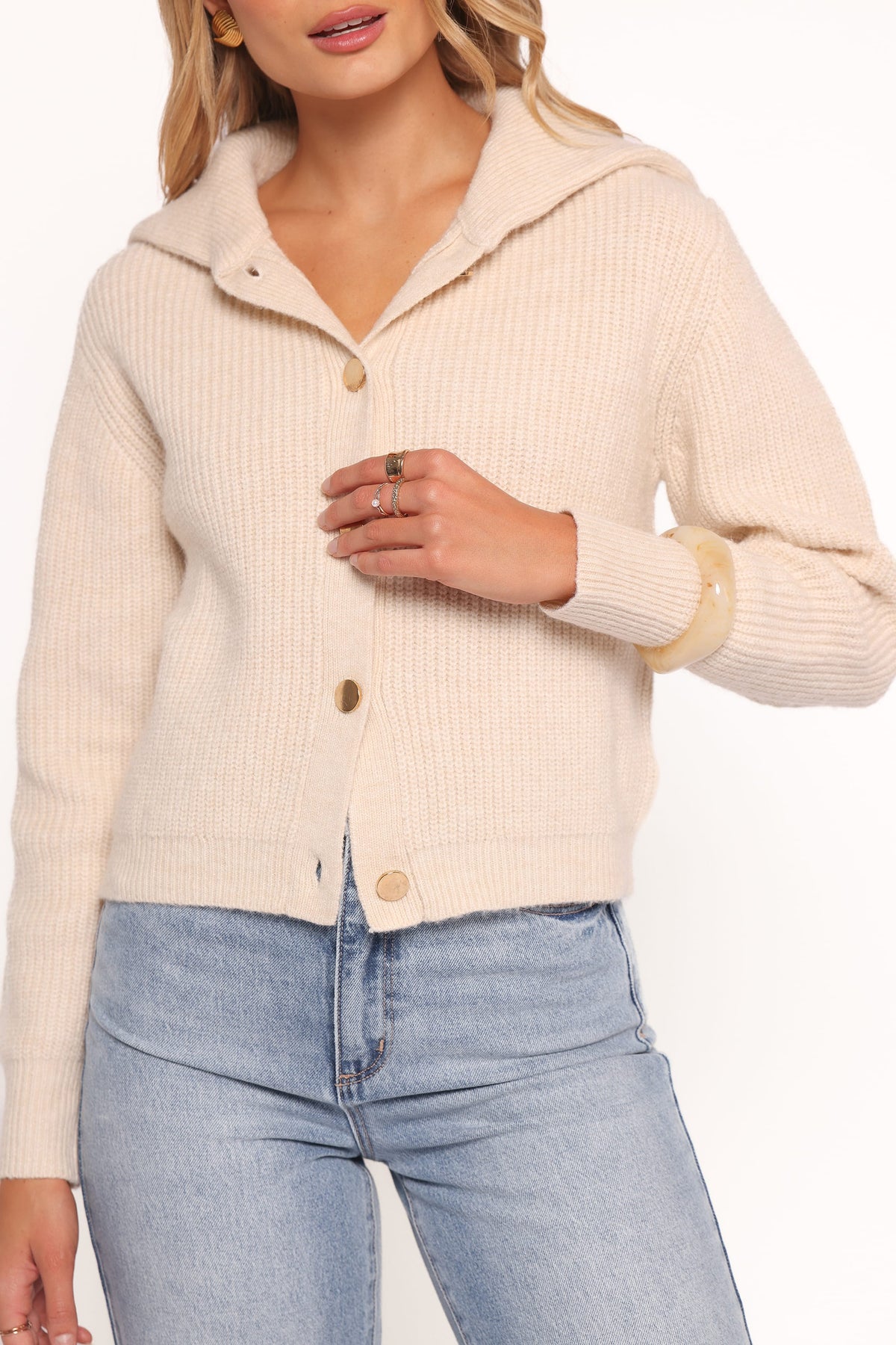 Knitted Jacket - Ecru