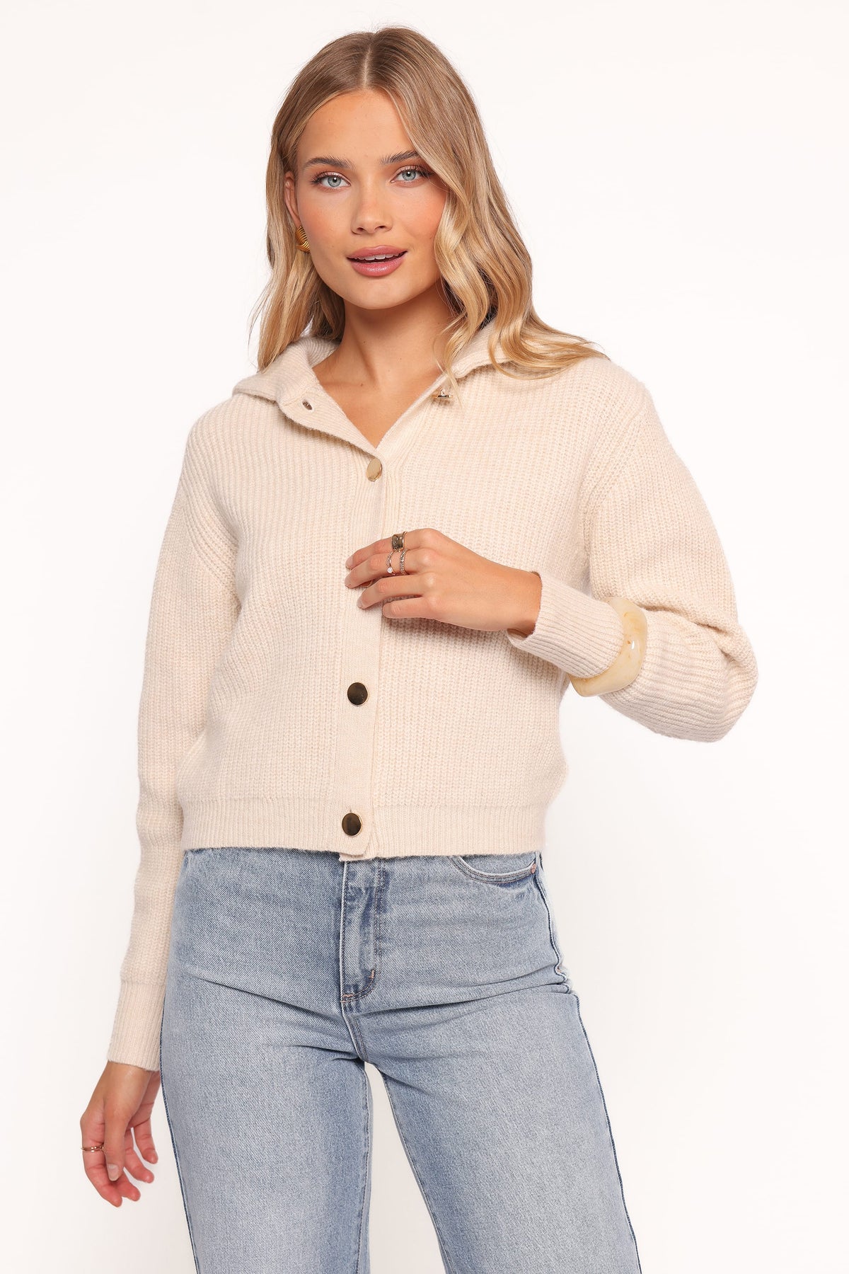 Knitted Jacket - Ecru