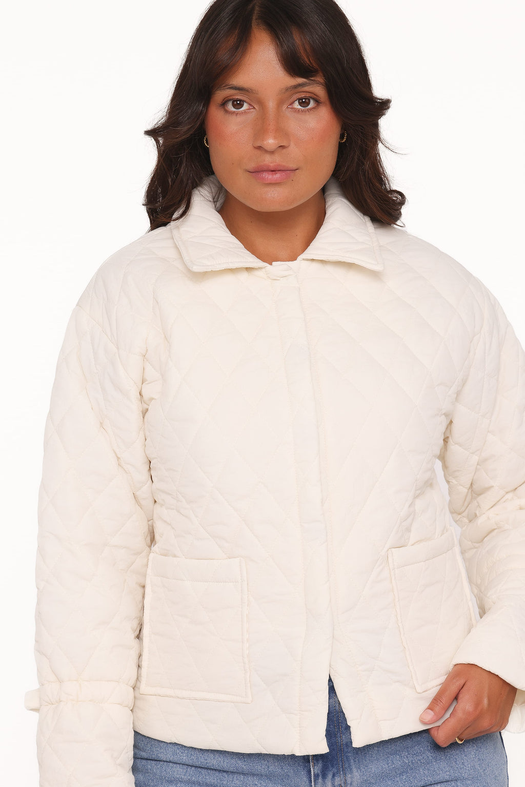 Quilted Jacket - Cream