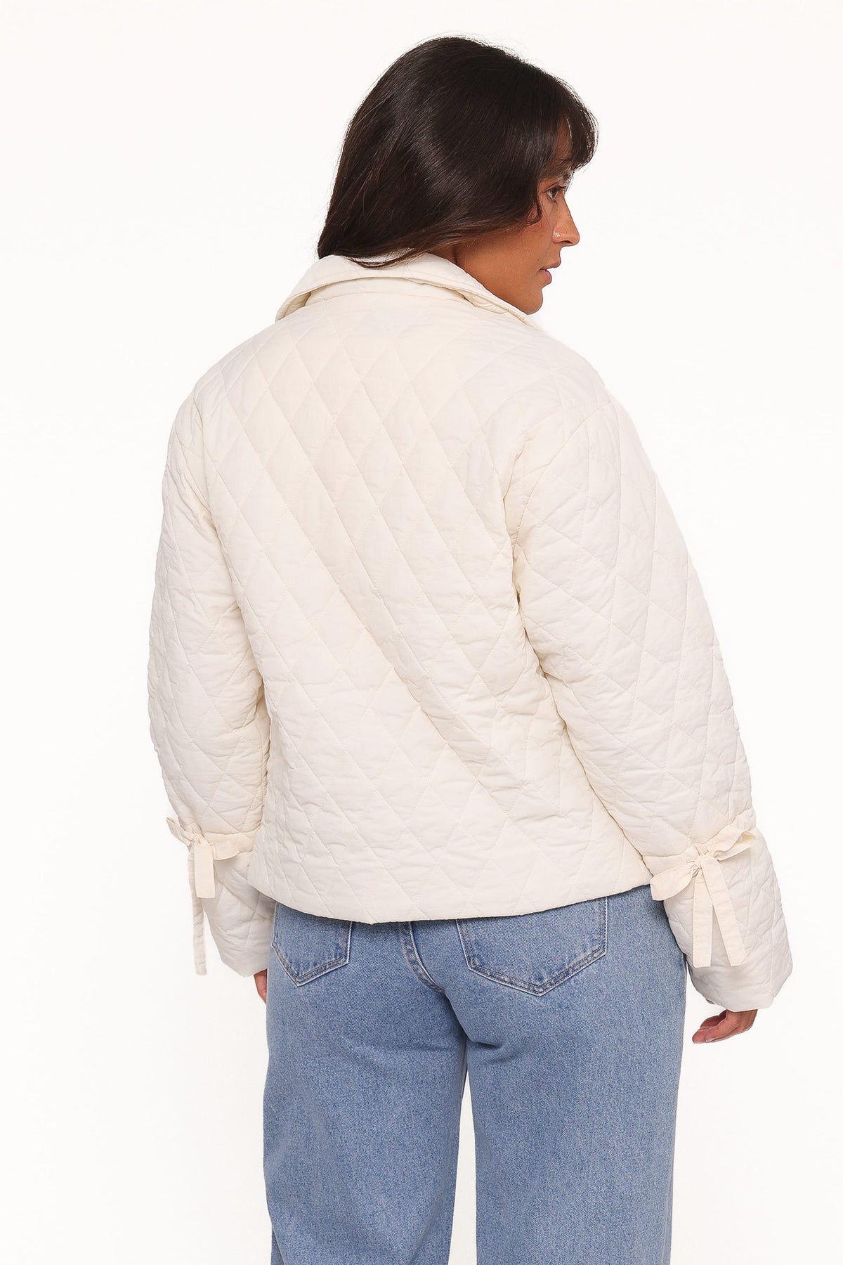 Quilted Jacket - Cream