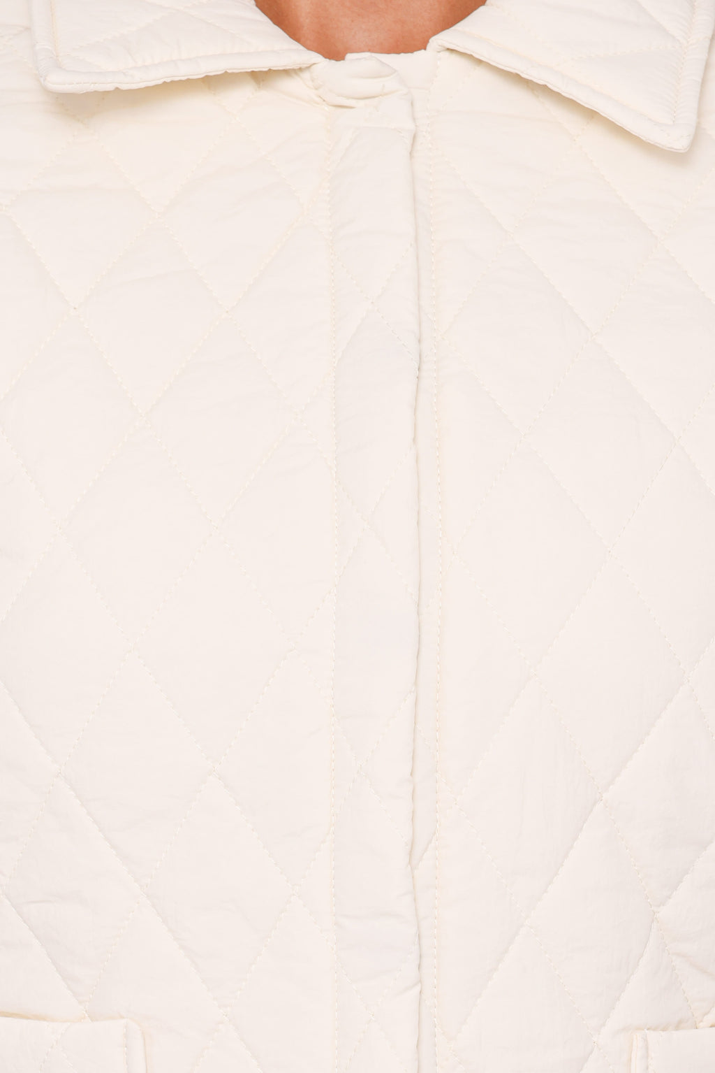 Quilted Jacket - Cream