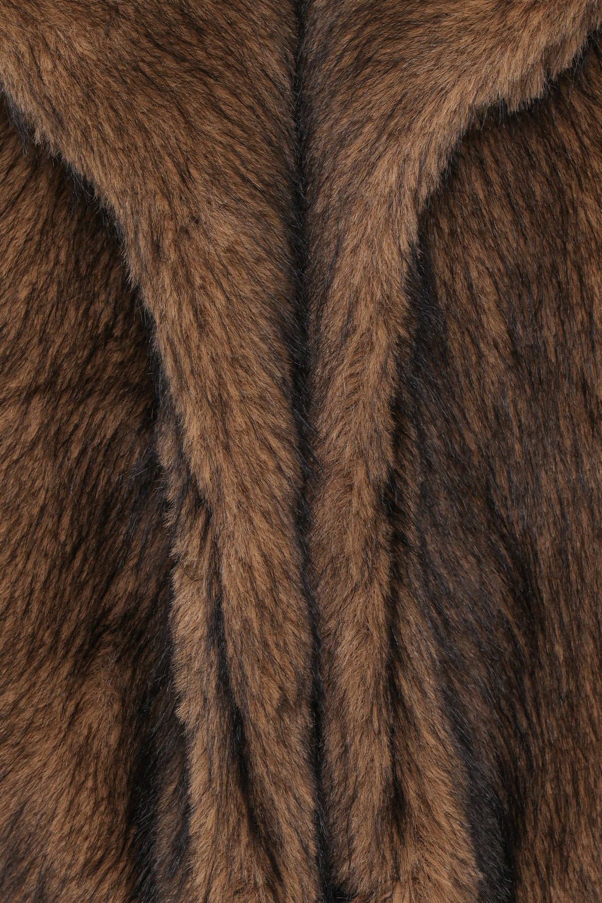 Fur Collar Jacket - Brown