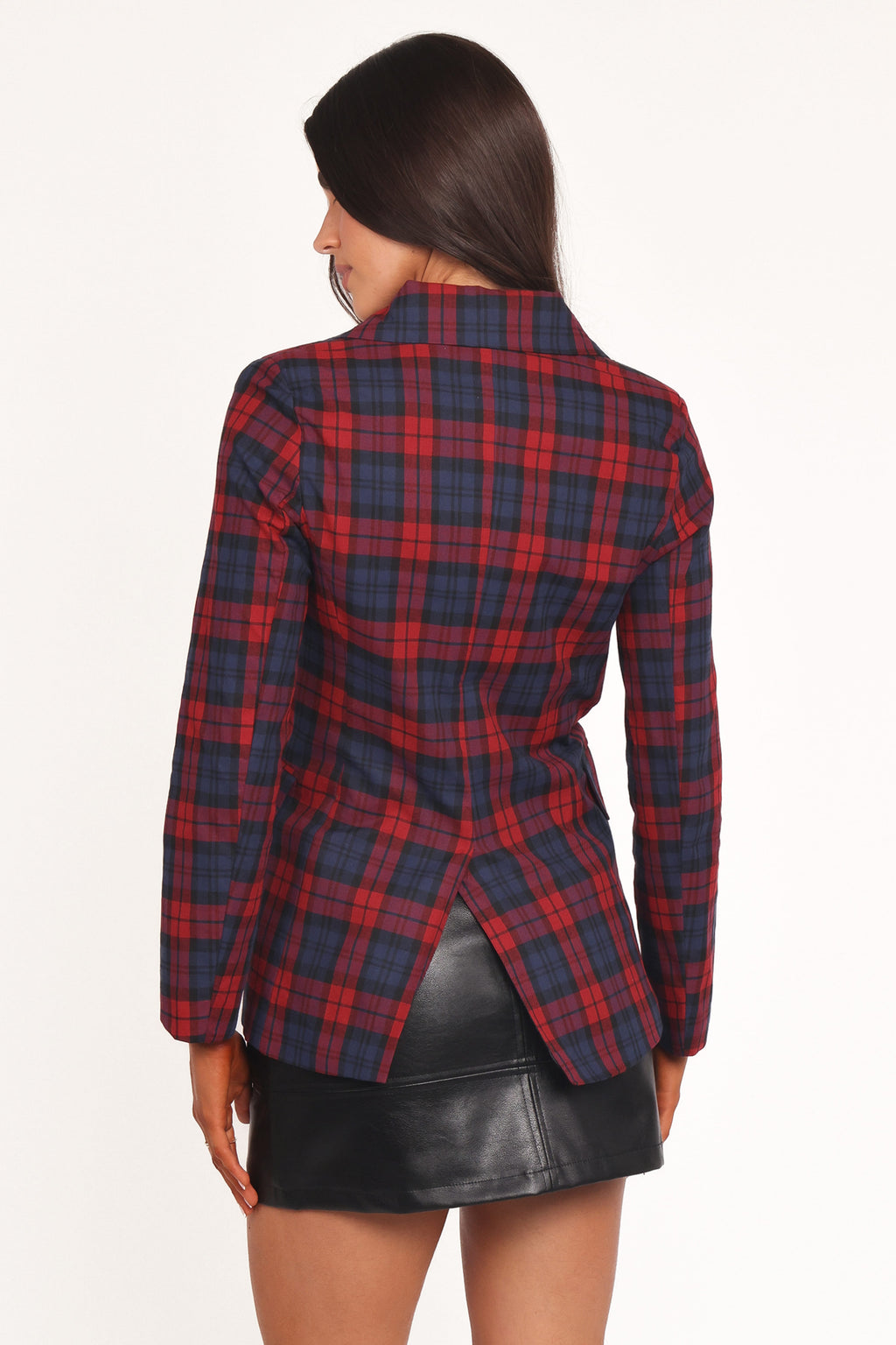 Blazer -  Red Plaid