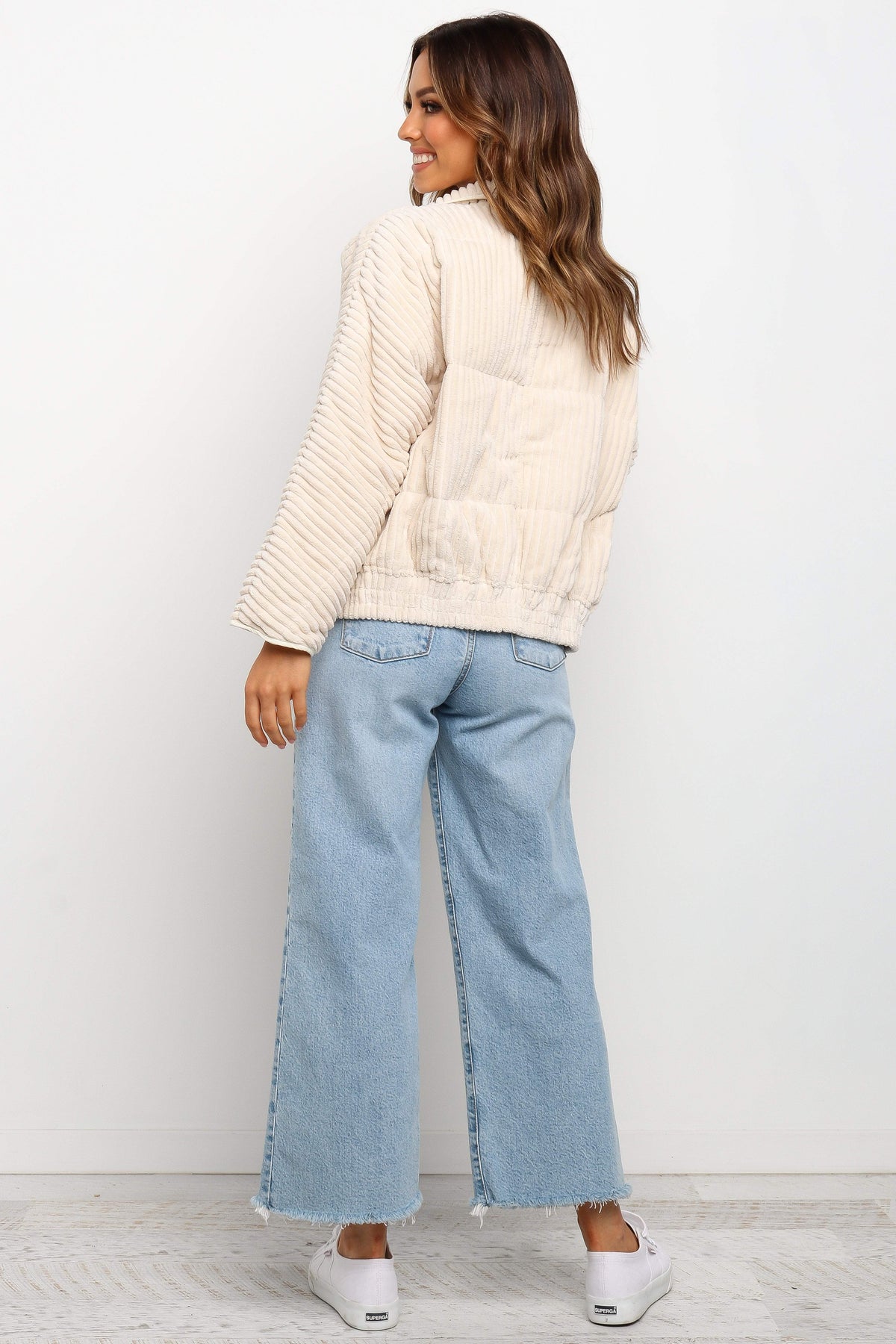 Corduroy Jacket - Beige