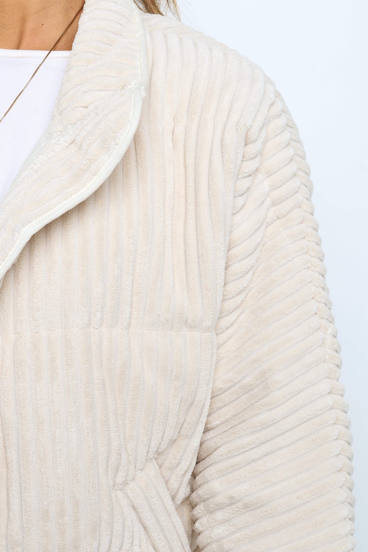 Corduroy Jacket - Beige