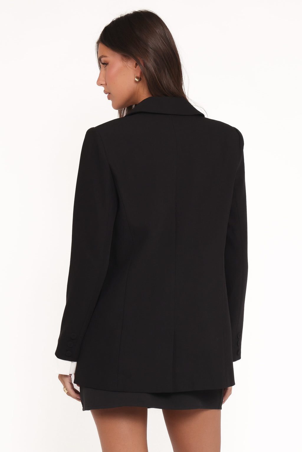 Layered Blazer - Black
