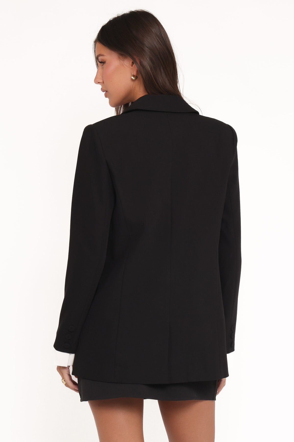 Layered Blazer - Black