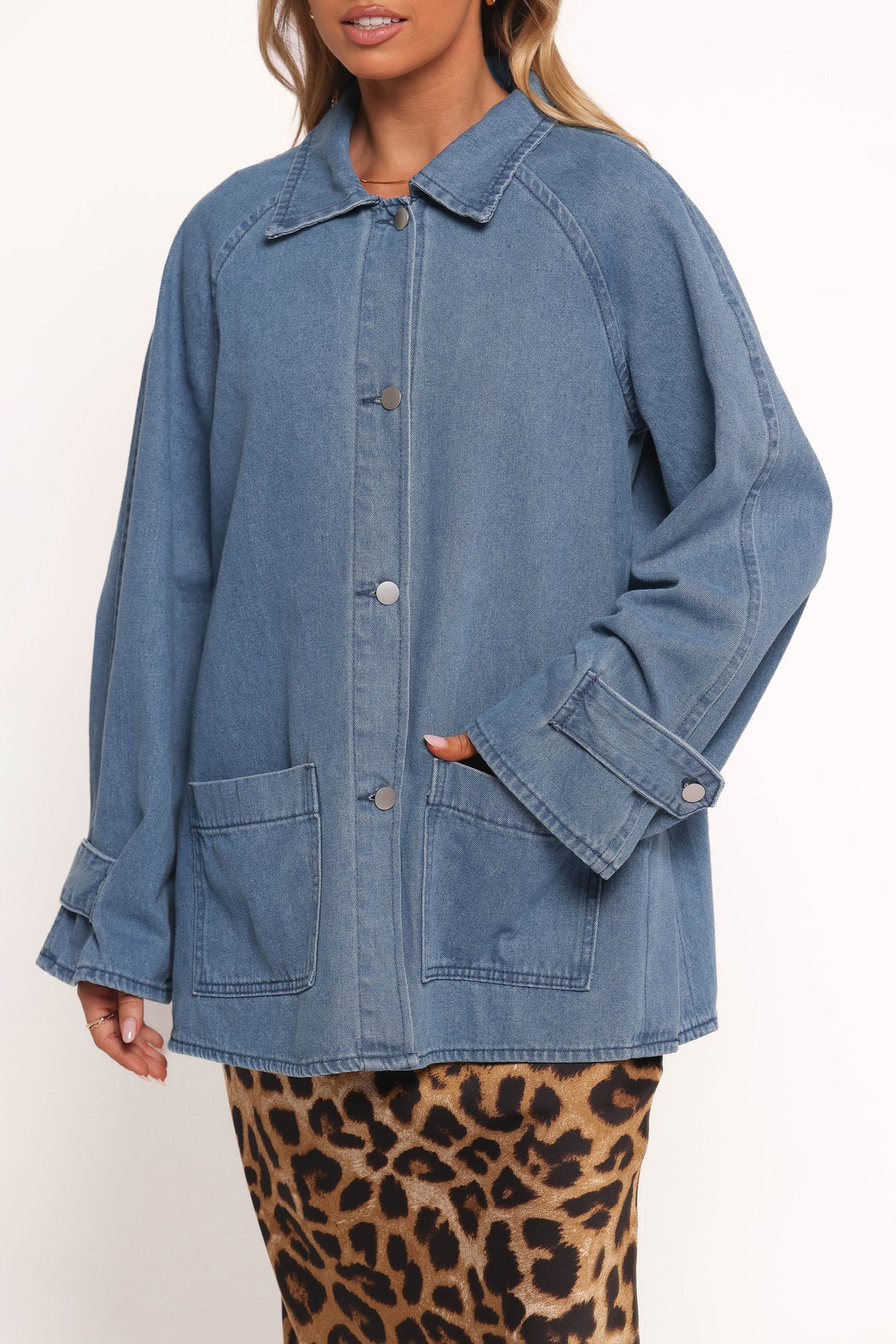 Oversized Denim Shacket