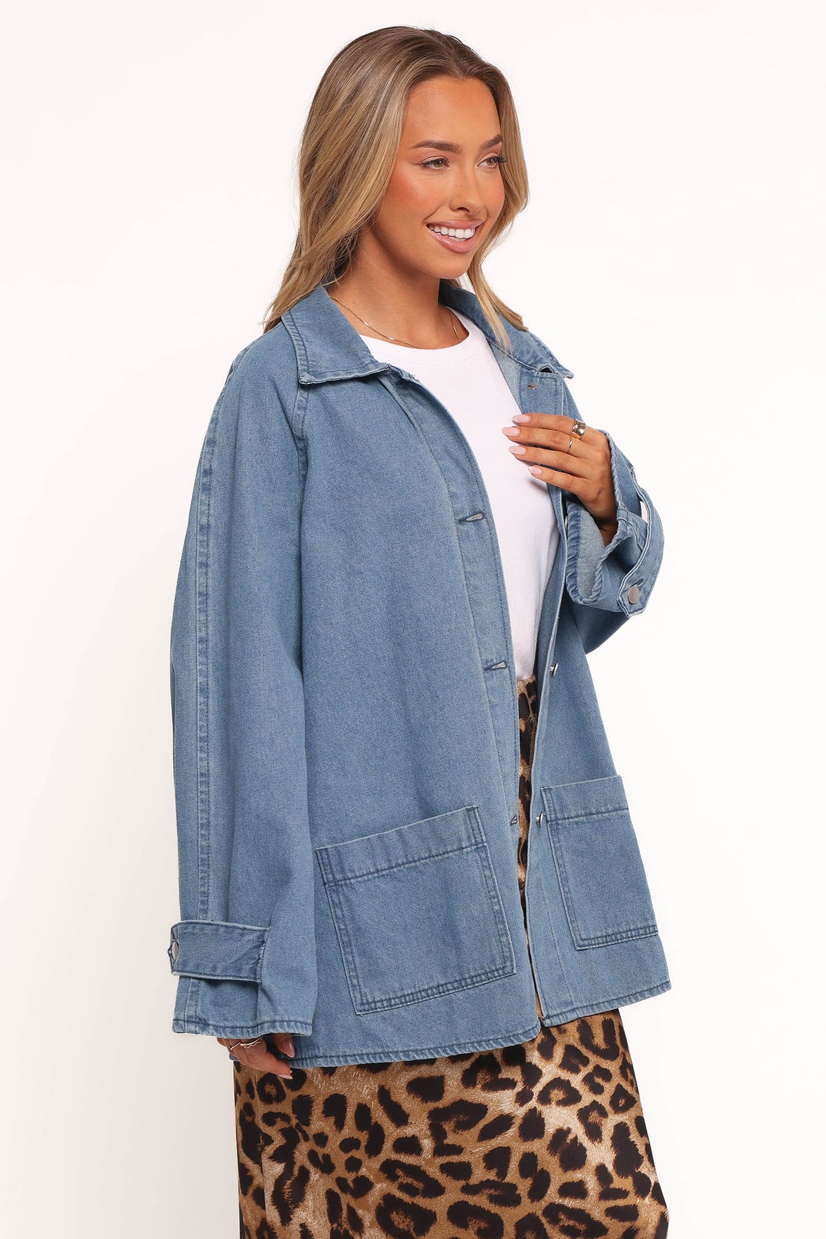 Oversized Denim Shacket