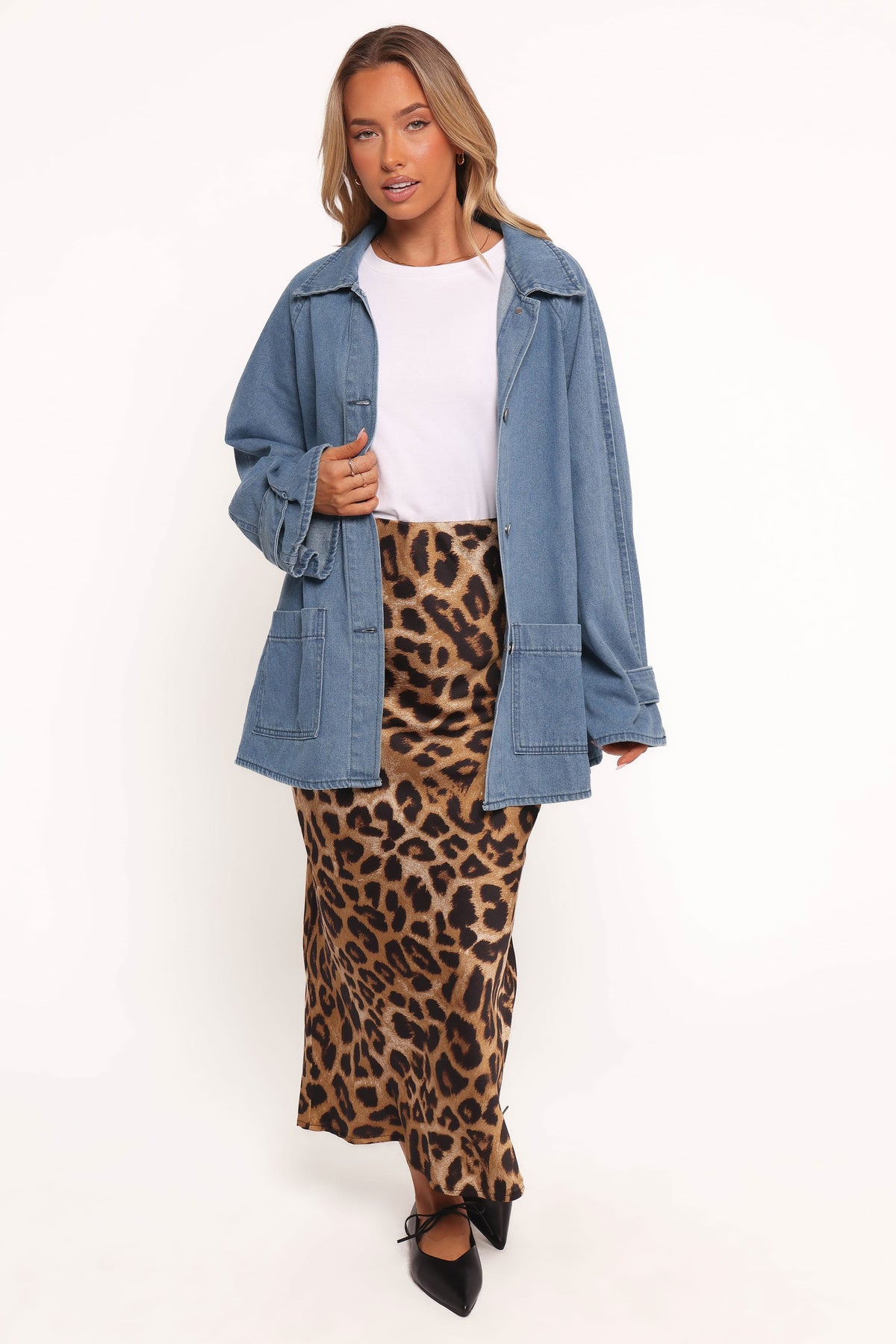 Oversized Denim Shacket